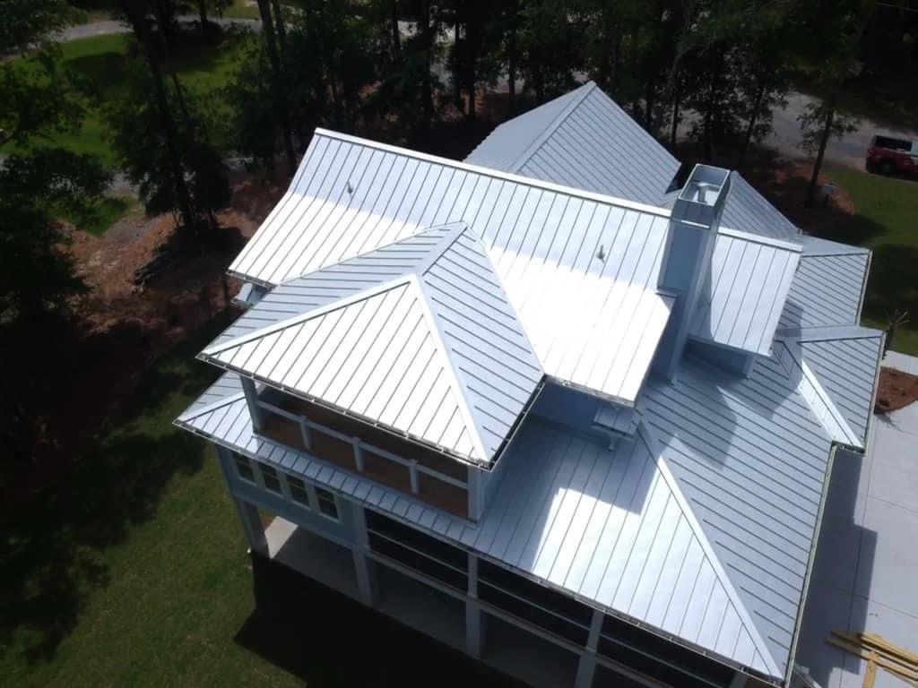 Standing Seam 24 Gauge Metal Roof, Galvalume