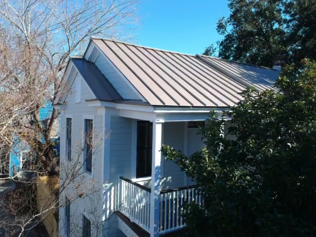 Standing Seam Metal Roof, Champagne